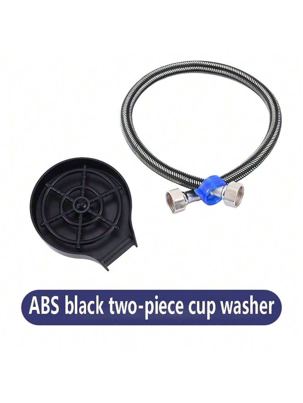 1Pc ABS Resin Household Cup Washer, Automatic Cup Washing Device for Kitchen Sink or Bar Countertop