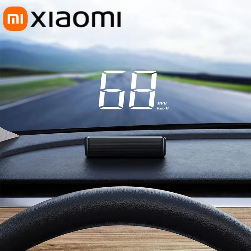 XIAOMI Car Speedometer HUD Head-Up Display Digital Speed Meter Windshield Projector Vehicles Truck Auto Electronics Accessories