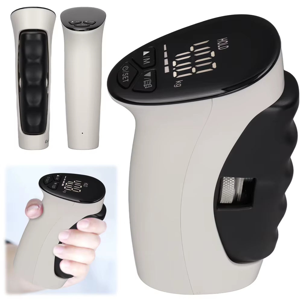Electronic Grip Strength Meter Auto Capturing Electronic Grip Power Trainer Electronic Grip Power Excerciser for Injury Recovery