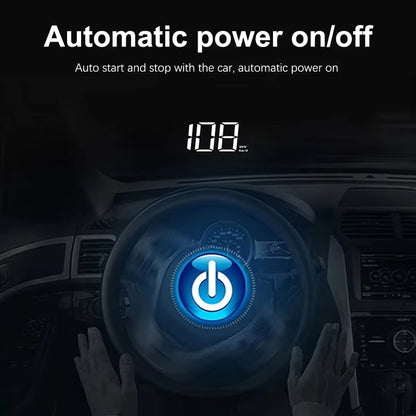 XIAOMI Car Speedometer HUD Head-Up Display Digital Speed Meter Windshield Projector Vehicles Truck Auto Electronics Accessories