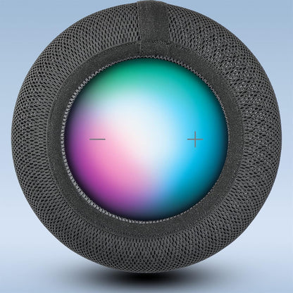 Speaker Dust Cover for Homepod 2, Mesh Speaker Cloth, Smart Cover with Charging Hole, High-Grade Nylon, Black