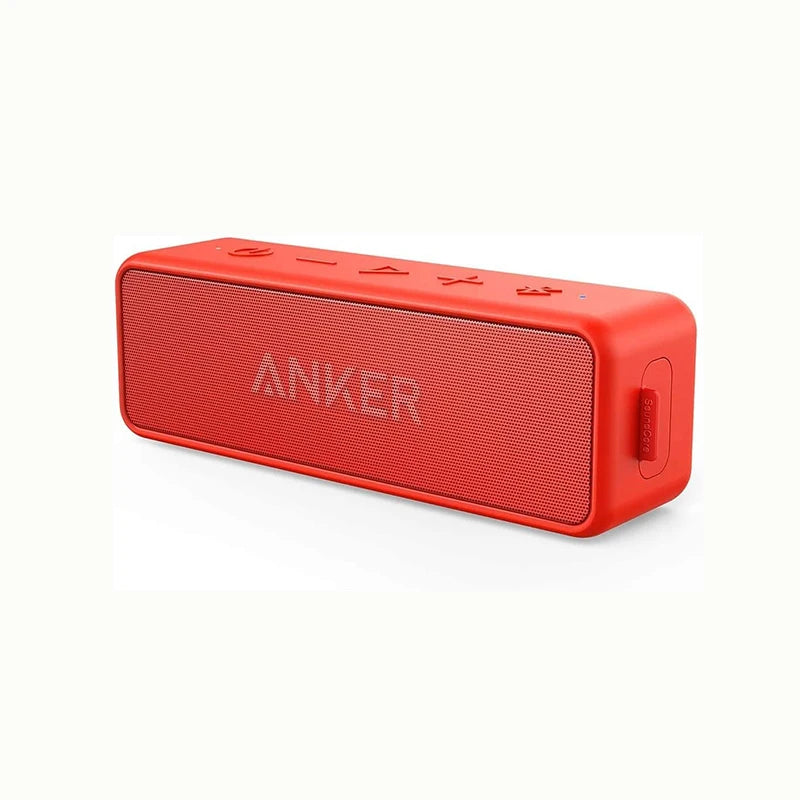 Soundcore 2 Portable Wireless Bluetooth Speaker Better Bass 24-Hour Playtime 66Ft Bluetooth Range IPX7 Water Resistance