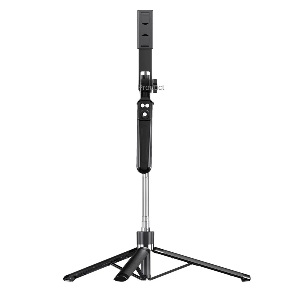1.7M Selfie Stick Tripod with Light Wireless Remote Control 360 ° Rotation for Smartphone Video Recording Live Streaming